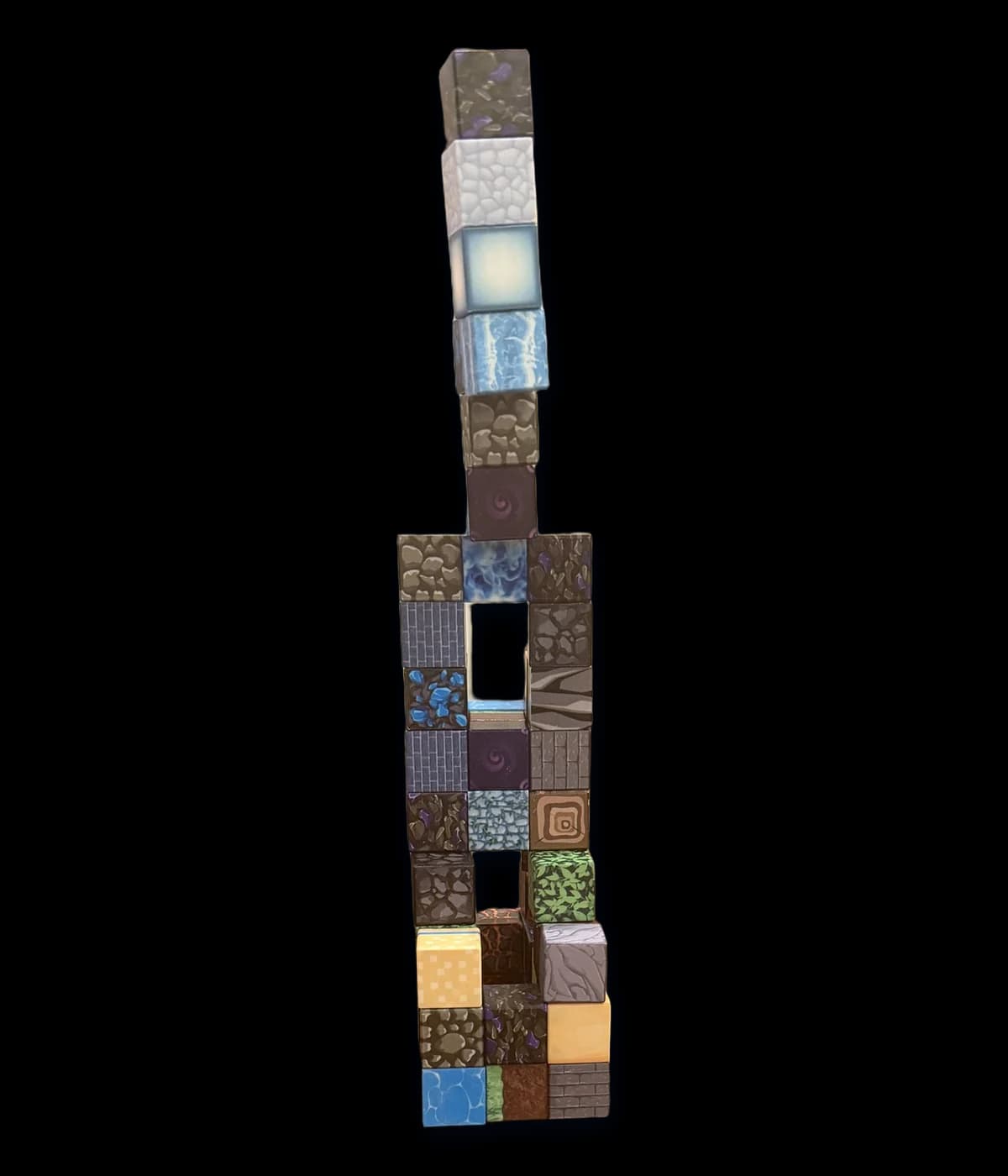The House of Hess, built with magnetic blocks
