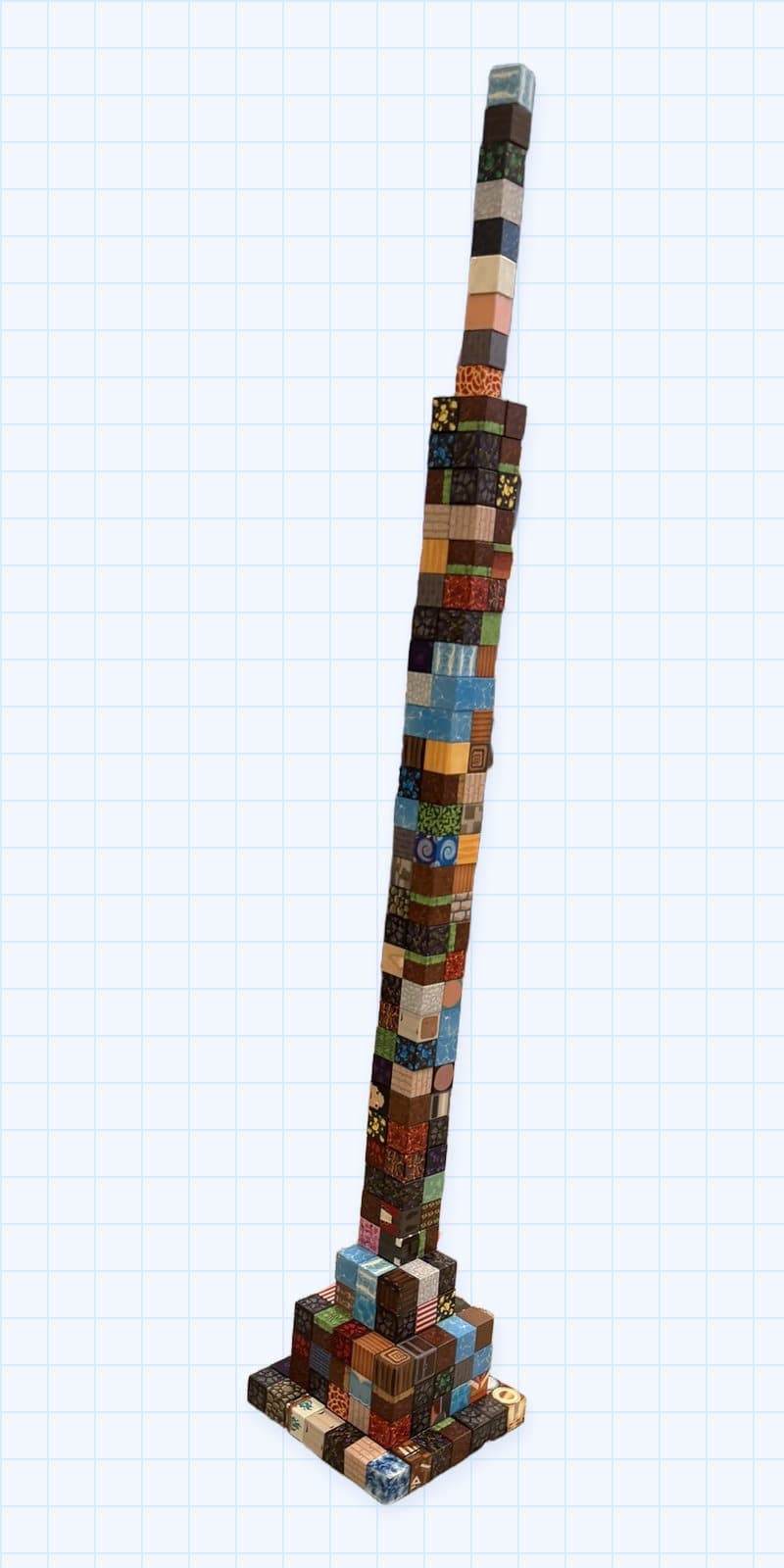 The Sims Tower, built with magnetic blocks